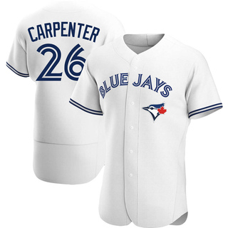 Authentic Chris Carpenter Men's Toronto Blue Jays Home Jersey - White