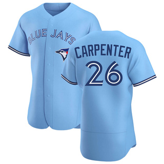 Authentic Chris Carpenter Men's Toronto Blue Jays Powder Alternate Jersey - Blue