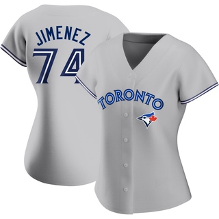Authentic Eloy Jimenez Women's Toronto Blue Jays Road Jersey - Gray