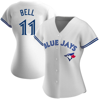 Authentic George Bell Women's Toronto Blue Jays Home Jersey - White