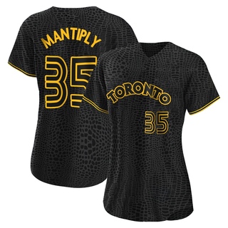 Authentic Joe Mantiply Women's Toronto Blue Jays Snake Skin City Jersey - Black