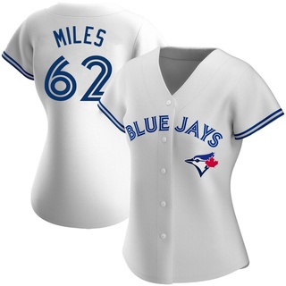 Authentic Spencer Miles Women's Toronto Blue Jays Home Jersey - White