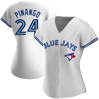 Authentic Yohendrick Pinango Women's Toronto Blue Jays Home Jersey - White