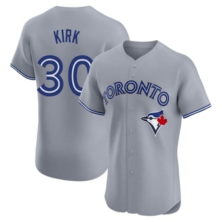 Elite Alejandro Kirk Men's Toronto Blue Jays Road Jersey - Gray