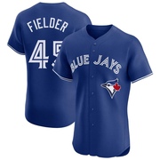 Elite Cecil Fielder Men's Toronto Blue Jays Alternate Jersey - Royal