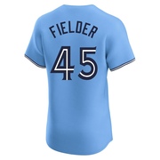 Elite Cecil Fielder Men's Toronto Blue Jays Powder Alternate Jersey - Blue