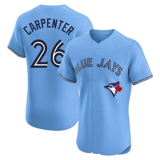 Elite Chris Carpenter Men's Toronto Blue Jays Powder Alternate Jersey - Blue