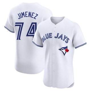 Elite Eloy Jimenez Men's Toronto Blue Jays Home Jersey - White