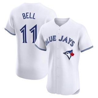 Elite George Bell Men's Toronto Blue Jays Home Jersey - White
