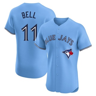 Elite George Bell Men's Toronto Blue Jays Powder Alternate Jersey - Blue