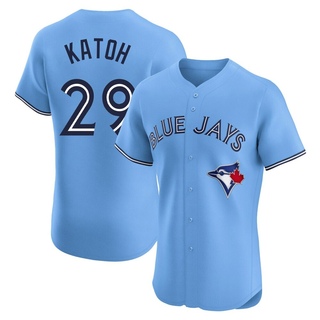 Elite Gosuke Katoh Men's Toronto Blue Jays Powder Alternate Jersey - Blue