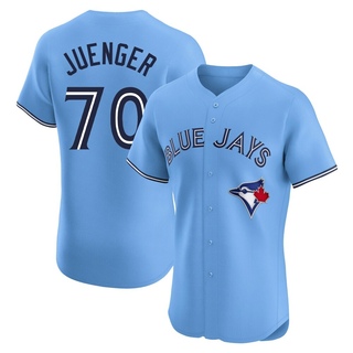 Elite Hayden Juenger Men's Toronto Blue Jays Powder Alternate Jersey - Blue