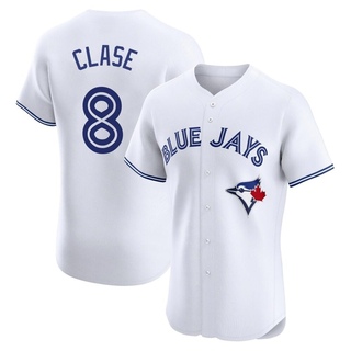 Elite Jonatan Clase Men's Toronto Blue Jays Home Jersey - White