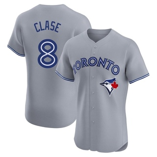 Elite Jonatan Clase Men's Toronto Blue Jays Road Jersey - Gray