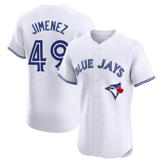Elite Leo Jimenez Men's Toronto Blue Jays Home Jersey - White