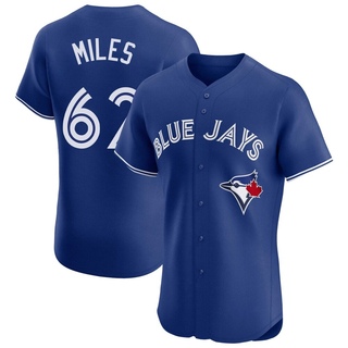 Elite Spencer Miles Men's Toronto Blue Jays Alternate Jersey - Royal