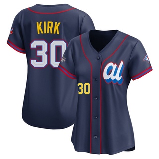 Limited Alejandro Kirk Women's Toronto Blue Jays American League 2025 All-Star Edition Jersey - Navy