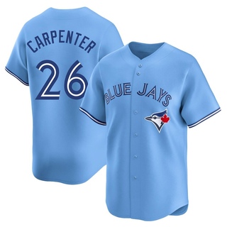 Limited Chris Carpenter Men's Toronto Blue Jays Powder Alternate Jersey - Blue