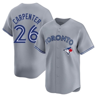 Limited Chris Carpenter Youth Toronto Blue Jays Away Jersey - Gray