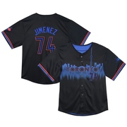 Limited Eloy Jimenez Toddler Toronto Blue Jays 2024 City Connect Jersey - Black