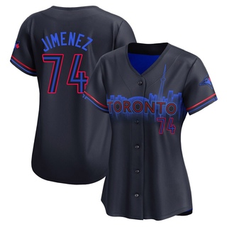 Limited Eloy Jimenez Women's Toronto Blue Jays 2024 City Connect Jersey - Black