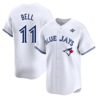 Limited George Bell Youth Toronto Blue Jays Home 2025 World Series Jersey - White
