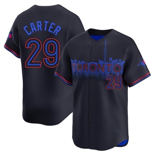 Limited Joe Carter Youth Toronto Blue Jays 2024 City Connect Jersey - Black