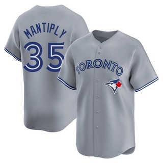 Limited Joe Mantiply Men's Toronto Blue Jays Away Jersey - Gray