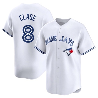 Limited Jonatan Clase Men's Toronto Blue Jays Home Jersey - White