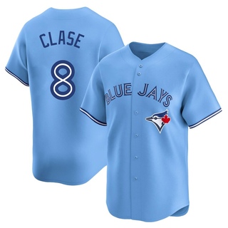 Limited Jonatan Clase Men's Toronto Blue Jays Powder Alternate Jersey - Blue