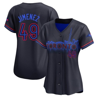 Limited Leo Jimenez Women's Toronto Blue Jays 2024 City Connect Jersey - Black