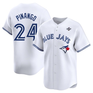 Limited Yohendrick Pinango Men's Toronto Blue Jays Home 2025 World Series Jersey - White