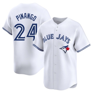 Limited Yohendrick Pinango Men's Toronto Blue Jays Home Jersey - White