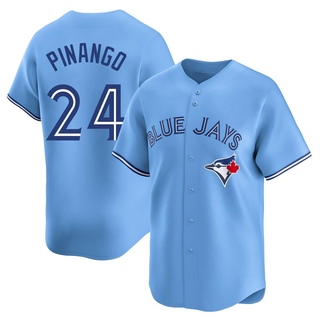 Limited Yohendrick Pinango Men's Toronto Blue Jays Powder Alternate Jersey - Blue