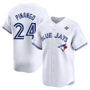 Limited Yohendrick Pinango Youth Toronto Blue Jays Home 2025 World Series Jersey - White