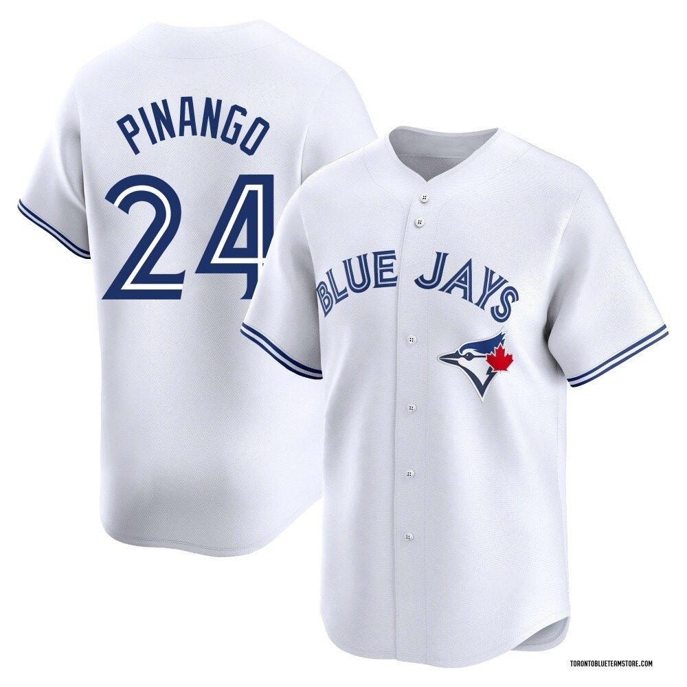 Limited Yohendrick Pinango Youth Toronto Blue Jays Home Jersey - White