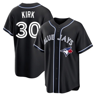 Replica Alejandro Kirk Men's Toronto Blue Jays Fashion Out Jersey - Black