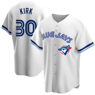Replica Alejandro Kirk Men's Toronto Blue Jays Home Cooperstown Collection Jersey - White