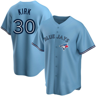 Replica Alejandro Kirk Men's Toronto Blue Jays Powder Alternate Jersey - Blue