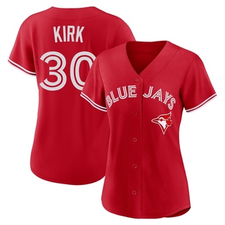 Replica Alejandro Kirk Women's Toronto Blue Jays Canada Day Jersey - Red