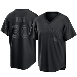 Replica Alejandro Kirk Youth Toronto Blue Jays Pitch Fashion Jersey - Black