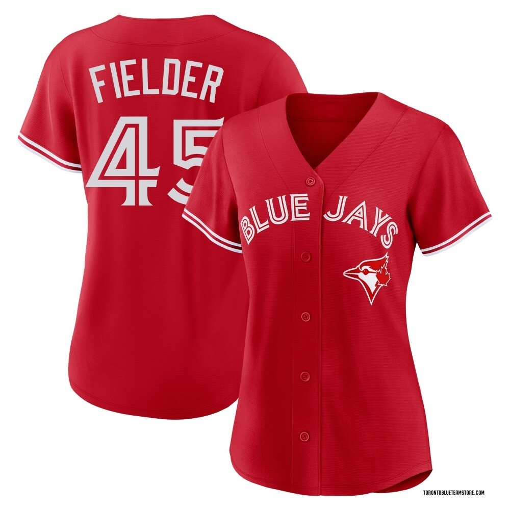 Replica Cecil Fielder Women's Toronto Blue Jays Canada Day Jersey - Red