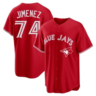 Replica Eloy Jimenez Men's Toronto Blue Jays Canada Day Jersey - Red