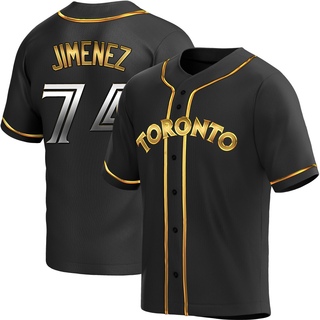 Replica Eloy Jimenez Youth Toronto Blue Jays Alternate Jersey - Black Golden