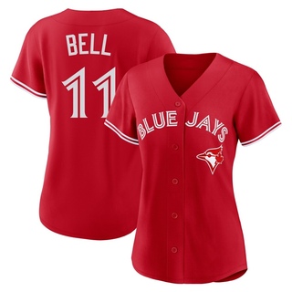 Replica George Bell Women's Toronto Blue Jays Canada Day Jersey - Red