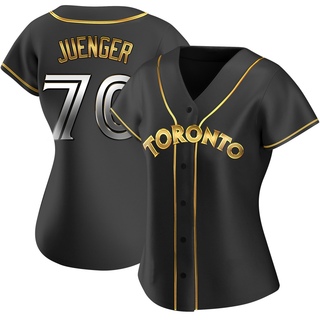 Replica Hayden Juenger Women's Toronto Blue Jays Alternate Jersey - Black Golden