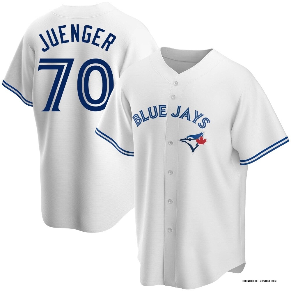 Replica Hayden Juenger Youth Toronto Blue Jays Home Jersey - White