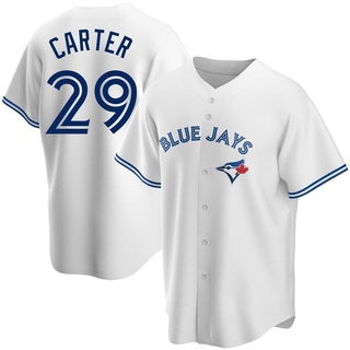 Replica Joe Carter Men's Toronto Blue Jays Home Jersey - White