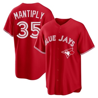 Replica Joe Mantiply Men's Toronto Blue Jays Canada Day Jersey - Red