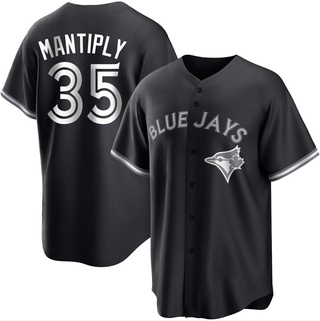 Replica Joe Mantiply Men's Toronto Blue Jays Jersey - Black/White